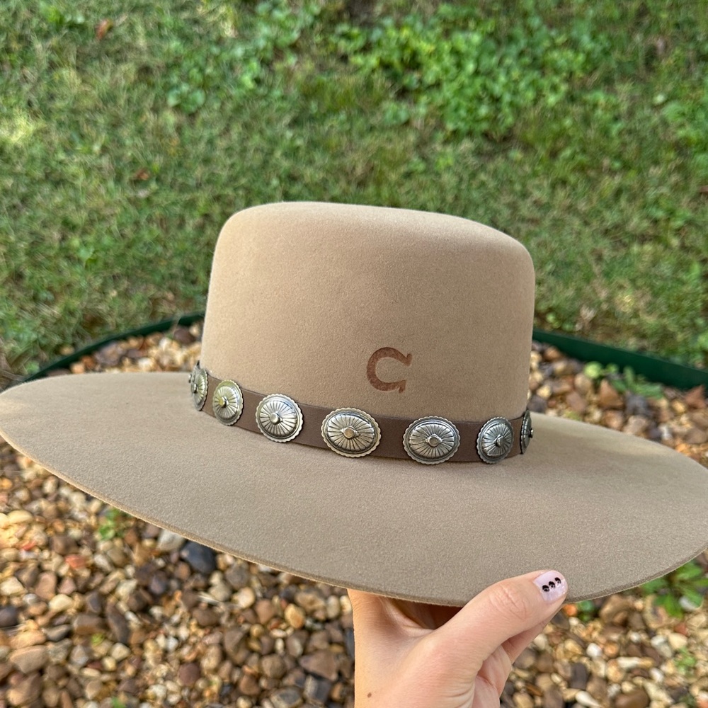 Charlie 1 Horse Desert Hat with Silver Accents